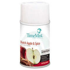 TimeMist® Premium Metered Air Freshener Refills, Dutch Apple and Spice, 6.6 oz Aerosol Spray