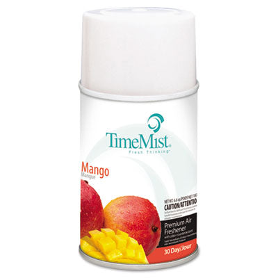 TimeMist® Premium Metered Air Freshener Refills, Mango, 6.6 oz Aerosol Spray Air Fresheners/Odor Eliminators-Aerosol Refill - Office Ready