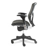 Alera® EQ Series Ergonomic Multifunction Mid-Back Mesh Chair, Supports Up to 250 lb, Black Chairs/Stools-Office Chairs - Office Ready