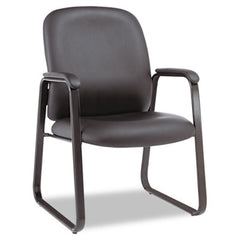 Alera® Genaro High-Back Guest Chair, 24.60" x 24.80" x 36.61", Black