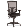 Alera® Elusion™ Series Mesh High-Back Multifunction Chair, Supports Up to 275 lb, 17.2" to 20.6" Seat Height, Black Chairs/Stools-Office Chairs - Office Ready