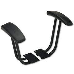 Alera® Optional Fixed Height T-Arms, Black