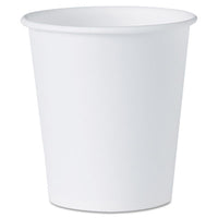 Dart® White Paper Water Cups, 3 oz, 100/Bag, 50 Bags/Carton Cups-Water, Paper Flat Bottom - Office Ready