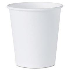 Dart® White Paper Water Cups, 3 oz, 100/Bag, 50 Bags/Carton