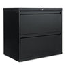 Alera® Lateral File, 2 Legal/Letter-Size File Drawers, Black, 30" x 18" x 28" File Cabinets-Lateral File - Office Ready