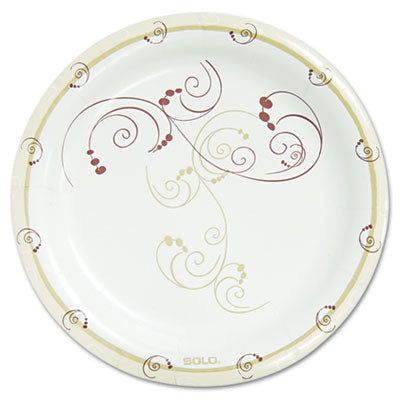 Dart® Symphony® Paper Dinnerware, Mediumweight Plate, 8.5
