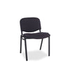 Alera® Continental Series Stacking Chairs, Supports Up to 250 lb, Black, 4/Carton Chairs/Stools-Folding & Nesting Chairs - Office Ready