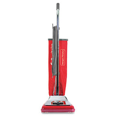 Sanitaire® TRADITION™ Upright Vacuum SC888K, 12" Cleaning Path, Chrome/Red