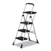 Cosco® Max™ Work Platform, 55" Working Height, 225 lb Capacity, 3 Steps, Steel, Black Platform Ladders - Office Ready
