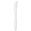 Boardwalk® Mediumweight Polypropylene Cutlery, Knife, White, 1000/Carton Utensils-Disposable Knife - Office Ready