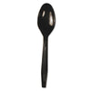 Boardwalk® Heavyweight Polystyrene Cutlery, Teaspoon, Black, 1000/Carton Utensils-Disposable Teaspoon - Office Ready