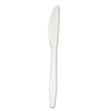 Boardwalk® Heavyweight Polystyrene Cutlery, Knife, White, 1000/Carton Utensils-Disposable Knife - Office Ready
