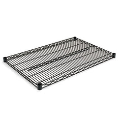 Alera® Extra Wire Shelves, 36w x 24d, Black, 2 Shelves/Carton