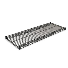 Alera® Extra Wire Shelves, 48w x 18d, Black, 2 Shelves/Carton