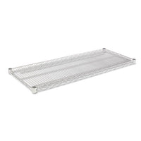 Alera® Extra Wire Shelves, 48w x 18d, Silver, 2 Shelves/Carton Shelving Units-Parts-Shelves - Office Ready