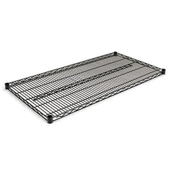 Alera® Extra Wire Shelves, 48w x 24d, Black, 2 Shelves/Carton