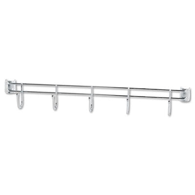 Alera® Wire Shelving Hook Bars, Five Hooks, 24