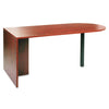Alera® Valencia™ Series D-Top Desk, 71" x 35.5" x 29.63", Medium Cherry Desks-Desk Shells - Office Ready