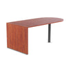 Alera® Valencia™ Series D-Top Desk, 71" x 35.5" x 29.63", Medium Cherry Desks-Desk Shells - Office Ready