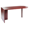 Alera® Valencia™ Series D-Top Desk, 71" x 35.5" x 29.63", Mahogany Desks-Desk Shells - Office Ready