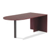 Alera® Valencia™ Series D-Top Desk, 71" x 35.5" x 29.63", Mahogany Desks-Desk Shells - Office Ready