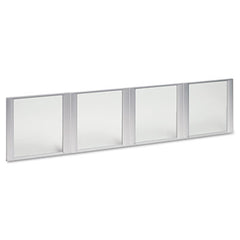 Alera® Glass Door Set For Hutch, 17w x 16h, Clear, 4 Doors/Set
