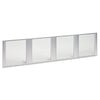 Alera® Glass Door Set For Hutch, 17w x 16h, Clear, 4 Doors/Set Hutch Accessories-Doors - Office Ready