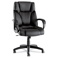 Alera® Fraze Executive High-Back Swivel/Tilt Bonded Leather Chair, Supports 275 lb, 17.71