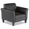 Alera® Reception Lounge Sofa Series Club Chair, 35.43" x 30.7" x 32.28", Black Chairs/Stools-Guest & Reception Chairs - Office Ready
