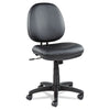 Alera® Interval Series Swivel/Tilt Task Chair, Bonded Leather Seat/Back, Up to 275 lb, 18.11" to 23.22" Seat Height, Black Chairs/Stools-Office Chairs - Office Ready