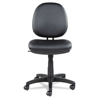 Alera® Interval Series Swivel/Tilt Task Chair, Bonded Leather Seat/Back, Up to 275 lb, 18.11