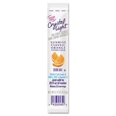Crystal Light® On The Go, Sunrise Orange, .16oz Packets, 30/Box