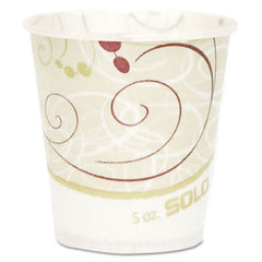 Dart® Symphony® Design Paper Water Cups, 5 oz, 100/Bag, 30 Bags/Carton