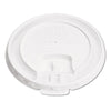 Dart® Lift Back & Lock Tab Lids for Paper Cups, Fits 10 oz Cups, White, 100/Sleeve, 10 Sleeves/Carton Cup Lids-Hot Cup - Office Ready