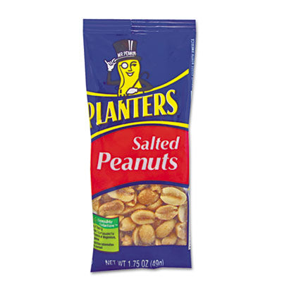 Planters® Salted Peanuts, 1.75 oz, 12/Box Food-Nuts - Office Ready