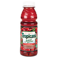 Tropicana® Juice Beverages, Cranberry, 15.2oz Bottle, 12/Carton Juice Drinks - Office Ready