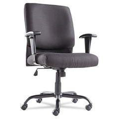 OIF Big & Tall Swivel/Tilt Mid-Back Chair, Supports Up to 450 lb, 19.29" to 23.22" Seat Height, Black