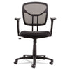 OIF Swivel/Tilt Mesh Task Chair with Adjustable Arms, Supports Up to 250 lb, 17.72" to 22.24" Seat Height, Black Chairs/Stools-Office Chairs - Office Ready