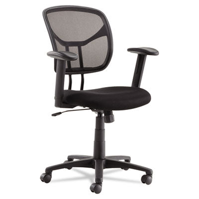 OIF Swivel/Tilt Mesh Task Chair with Adjustable Arms, Supports Up to 250 lb, 17.72