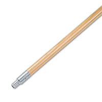 Boardwalk® Metal Tip Threaded Hardwood Broom Handle, 15/16