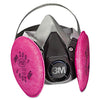 3M™ Half Facepiece Respirator 6000 Series, Reusable, Reusable Respirators-Half-Facepiece - Office Ready