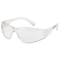 MCR™ Safety Checklite® Safety Glasses, Clear Frame, Clear Lens Safety Glasses-Wraparound - Office Ready