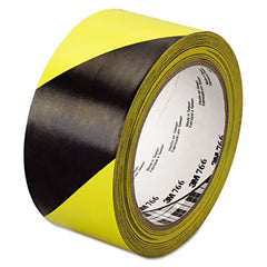 3M™ Hazard Marking Vinyl Tape 766 021200-43181, 2" x 36 yds, Black/Yellow