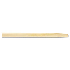 Boardwalk® Tapered End Hardwood Broom Handle, Lacquered Hardwood, 1.13 dia x 54, Natural
