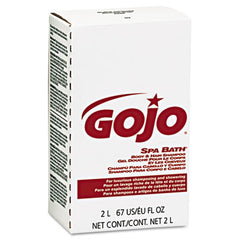 GOJO® Spa Bath Body and Hair Shampoo Refill, Herbal, 2,000 mL Refill, 4/Carton