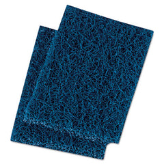 Boardwalk® Extra Heavy-Duty Scour Pad, 3.5 x 5, Dark Blue, 20/Carton