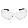 MCR™ Safety BearKat® Safety Glasses, Clear Frame, Clear Lens Wraparound Safety Glasses - Office Ready