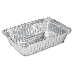 Handi-Foil of America® Aluminum Oblong Containers, 2.25 lb Capacity, 5.94 x 8.44 x 1.81, Silver, 500/Carton