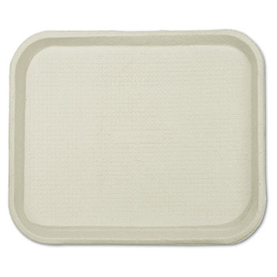 Chinet?« Savaday?« Molded Fiber Food Trays, 1-Compartment, 9 x 12 x 1, White, Paper, 250/Carton Food Trays - Office Ready