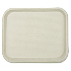 Chinet?« Savaday?« Molded Fiber Food Trays, 1-Compartment, 9 x 12 x 1, White, Paper, 250/Carton